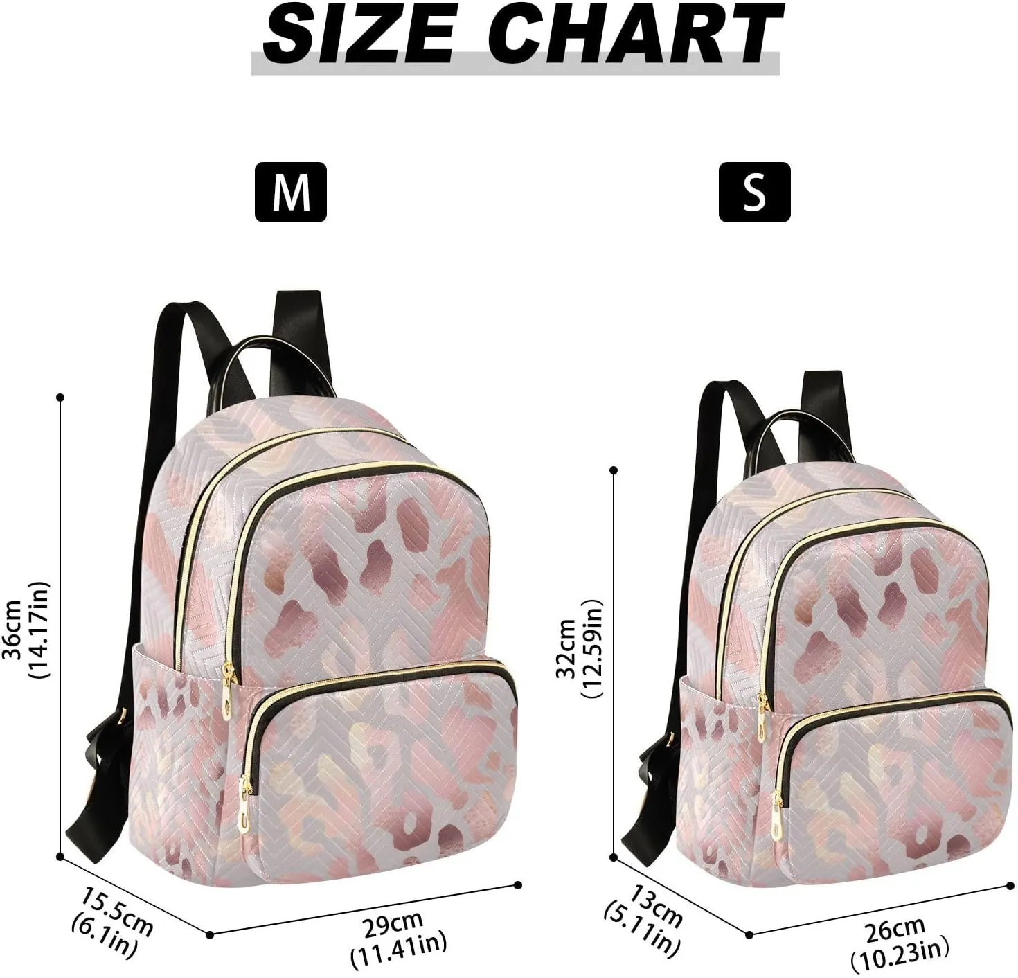 JIPONI Gradient Laser Leopard Small Backpack for Women, Travel Purse Back Pack, Casual Daypack, Lightweight Bag-M