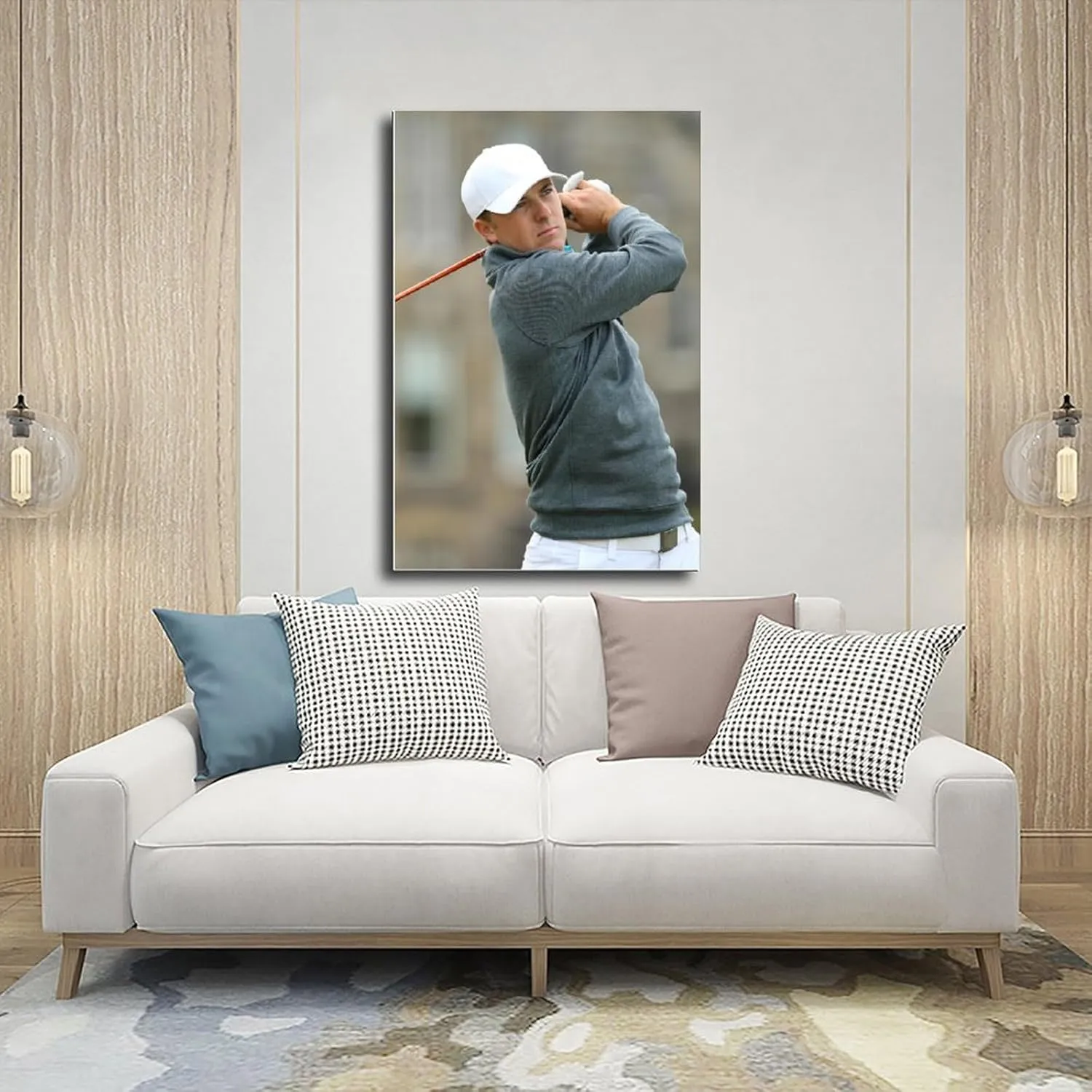 Jordan Spieth Golf Poster13 Canvas Poster Wall Art Decor Print Picture Paintings for Living Room Bedroom Decoration Unframe:12x18inch(30x45cm)