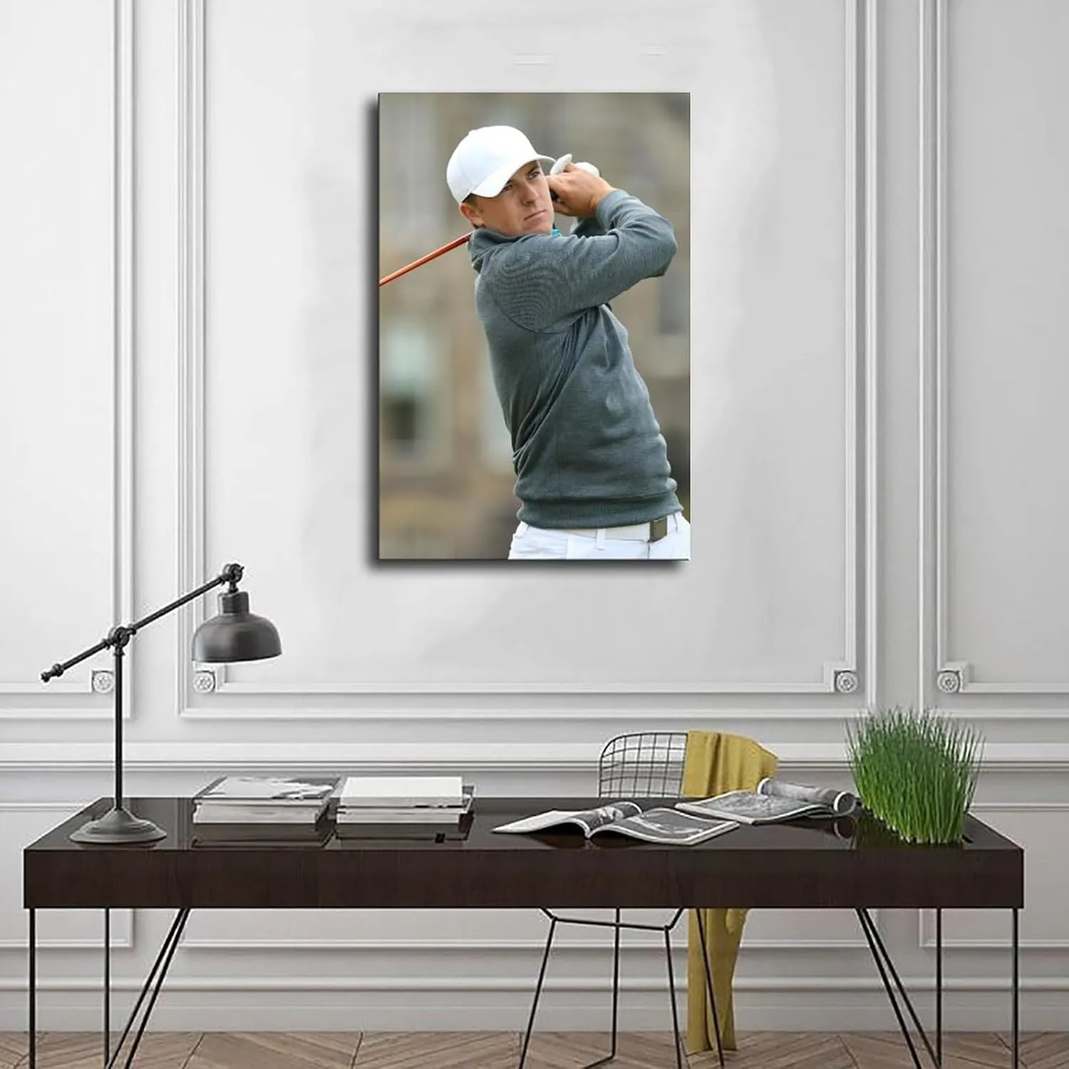 Jordan Spieth Golf Poster13 Canvas Poster Wall Art Decor Print Picture Paintings for Living Room Bedroom Decoration Unframe:12x18inch(30x45cm)