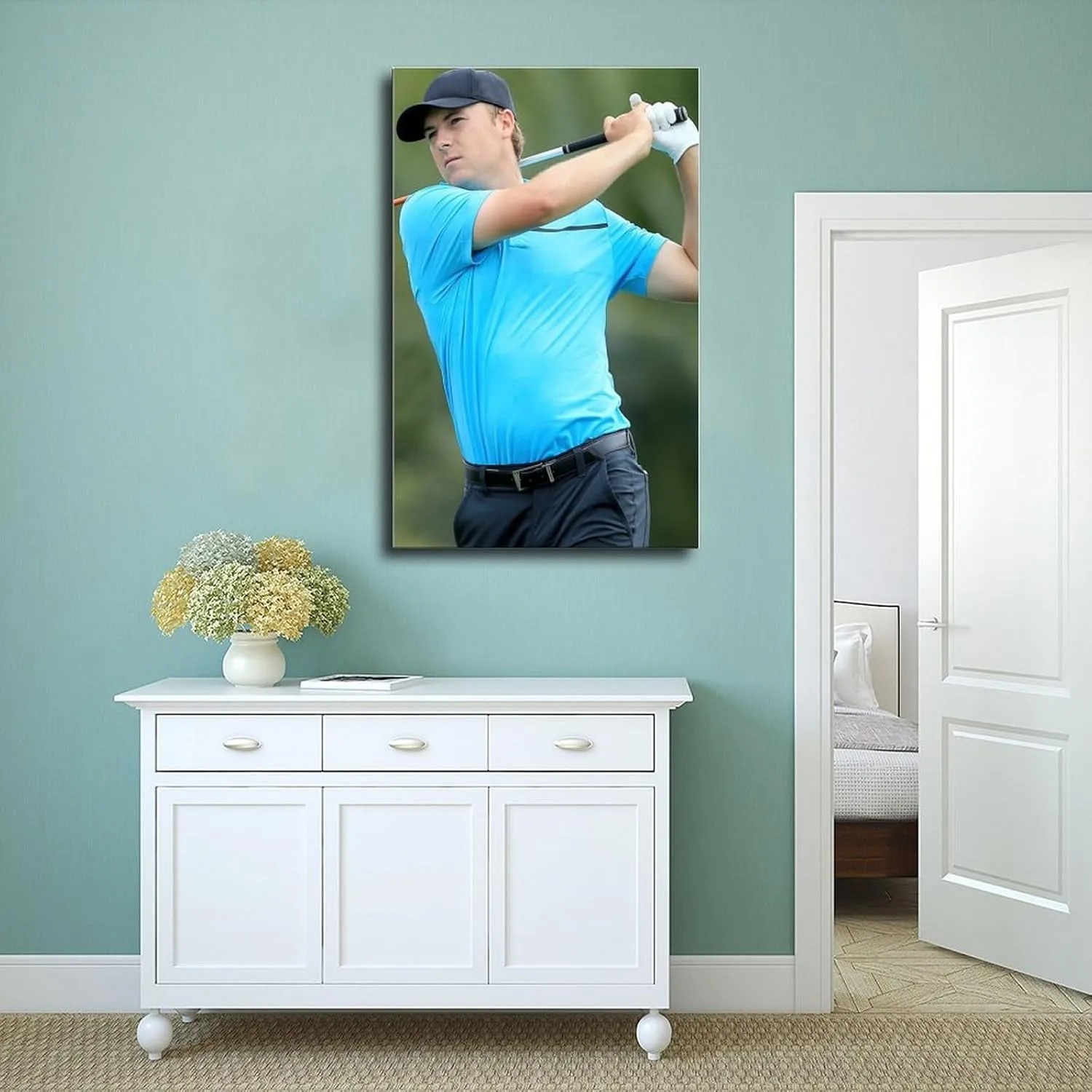 Jordan Spieth Golf Poster23 Canvas Poster Wall Art Decor Print Picture Paintings for Living Room Bedroom Decoration Unframe:24x36inch(60x90cm)