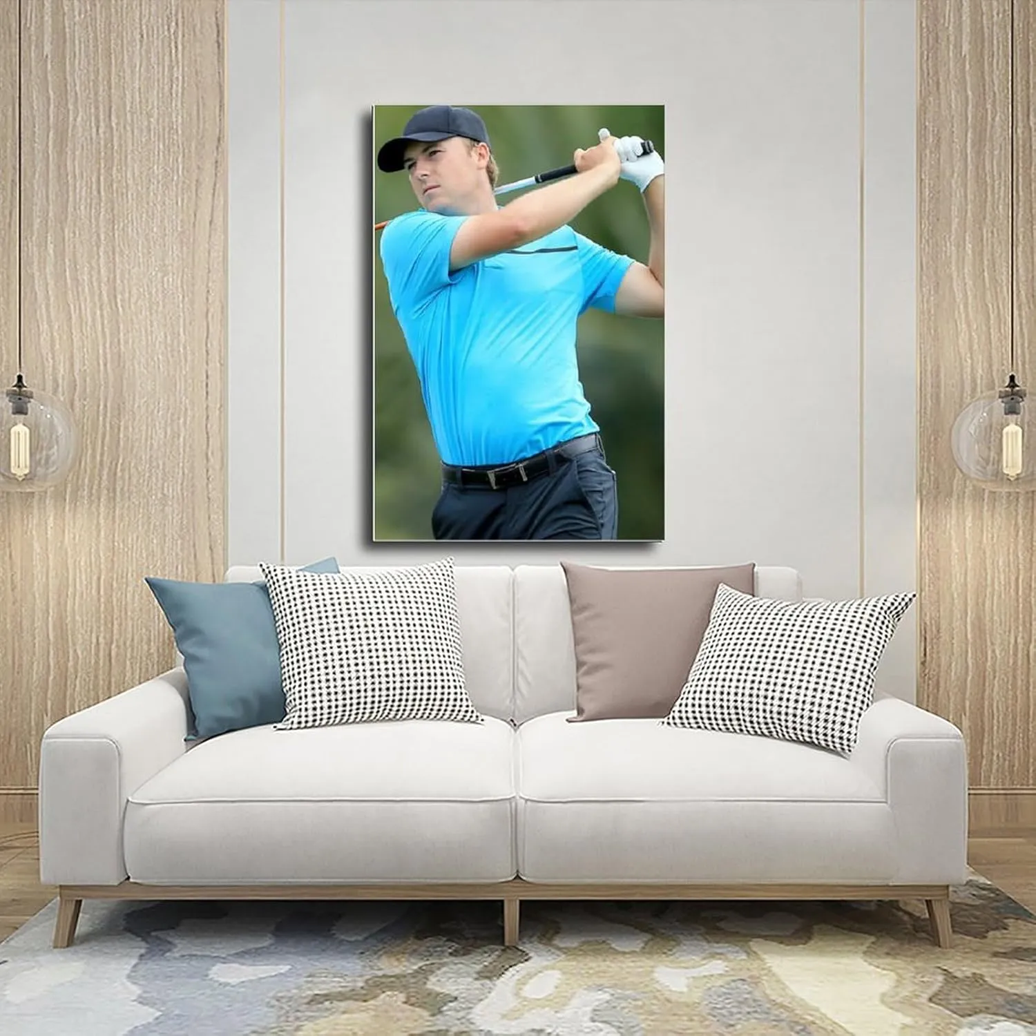 Jordan Spieth Golf Poster23 Canvas Poster Wall Art Decor Print Picture Paintings for Living Room Bedroom Decoration Unframe:24x36inch(60x90cm)