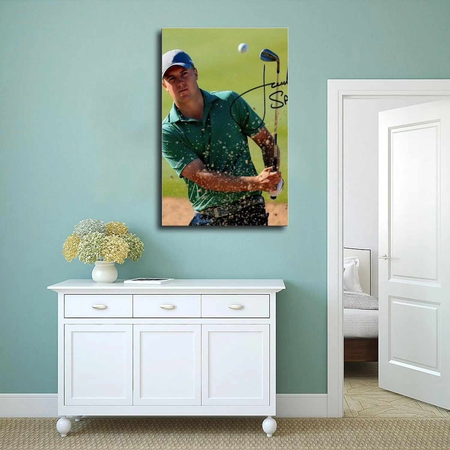 Jordan Spieth Golf Poster37 Canvas Poster Bedroom Decor Sports Landscape Office Room Decor Gift Unframe:24x36inch(60x90cm)