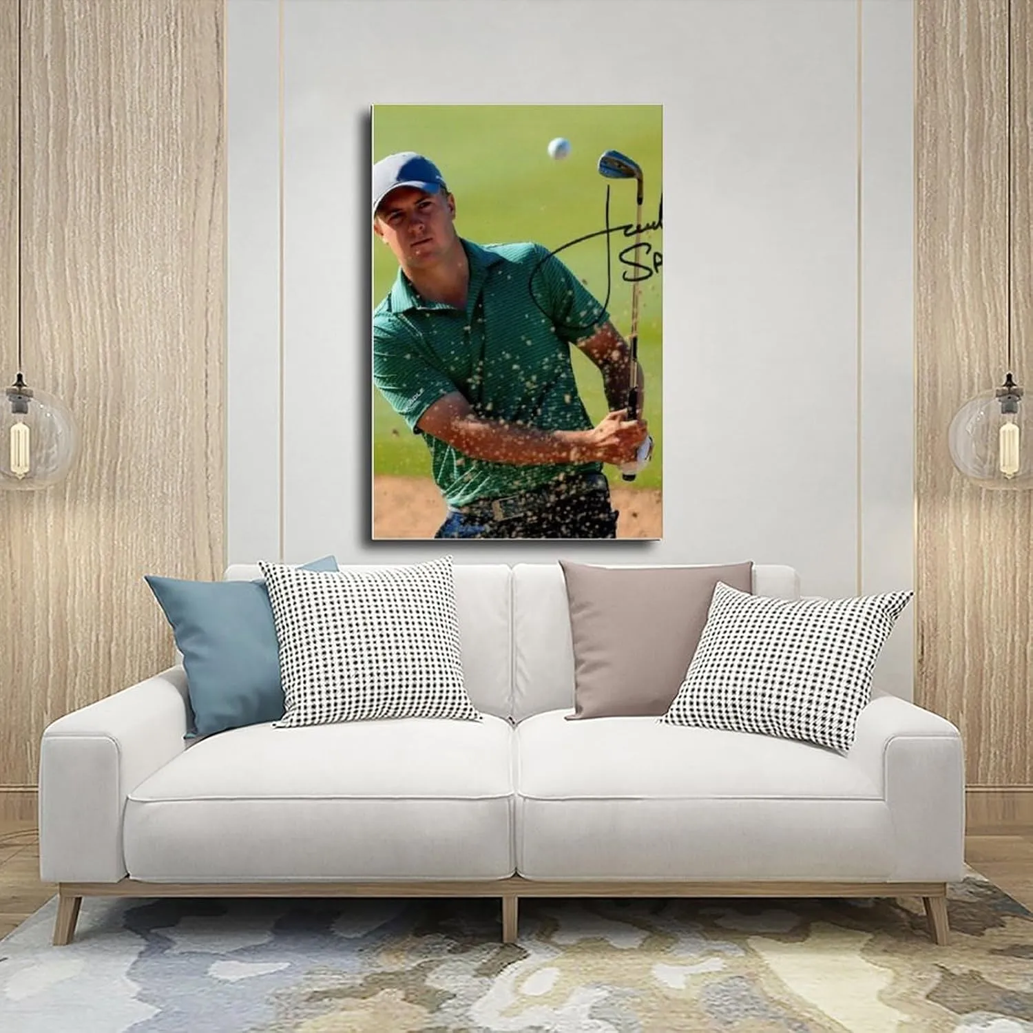 Jordan Spieth Golf Poster37 Canvas Poster Bedroom Decor Sports Landscape Office Room Decor Gift Unframe:24x36inch(60x90cm)
