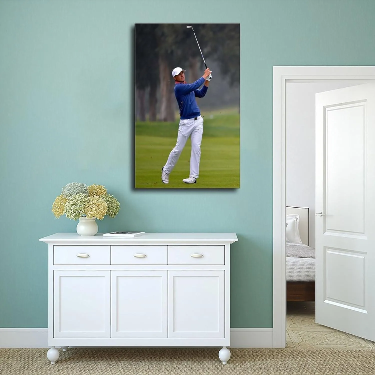 Jordan Spieth Golf Poster85 Canvas Poster Wall Art Decor Print Picture Paintings for Living Room Bedroom Decoration Unframe:24x36inch(60x90cm)