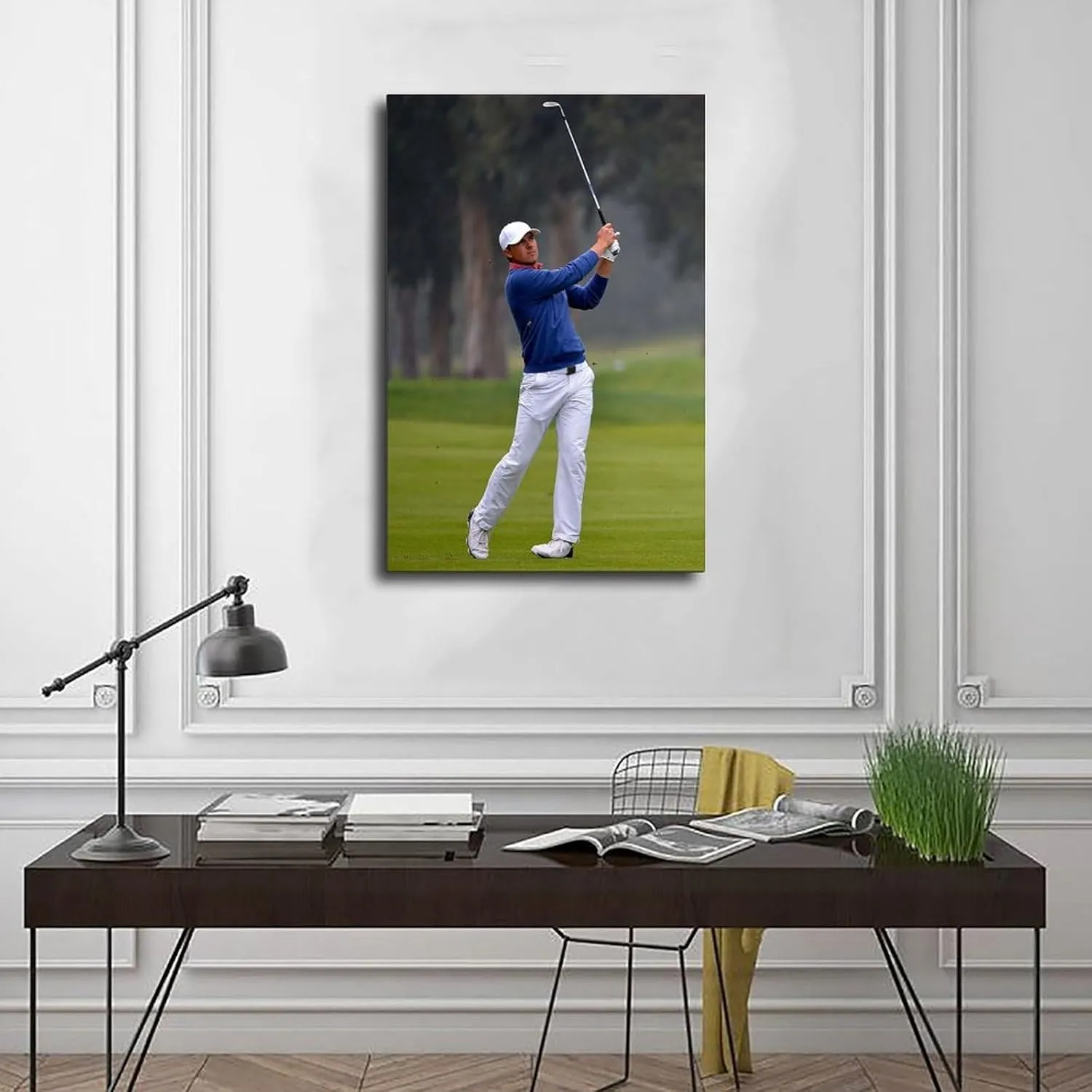 Jordan Spieth Golf Poster85 Canvas Poster Wall Art Decor Print Picture Paintings for Living Room Bedroom Decoration Unframe:24x36inch(60x90cm)