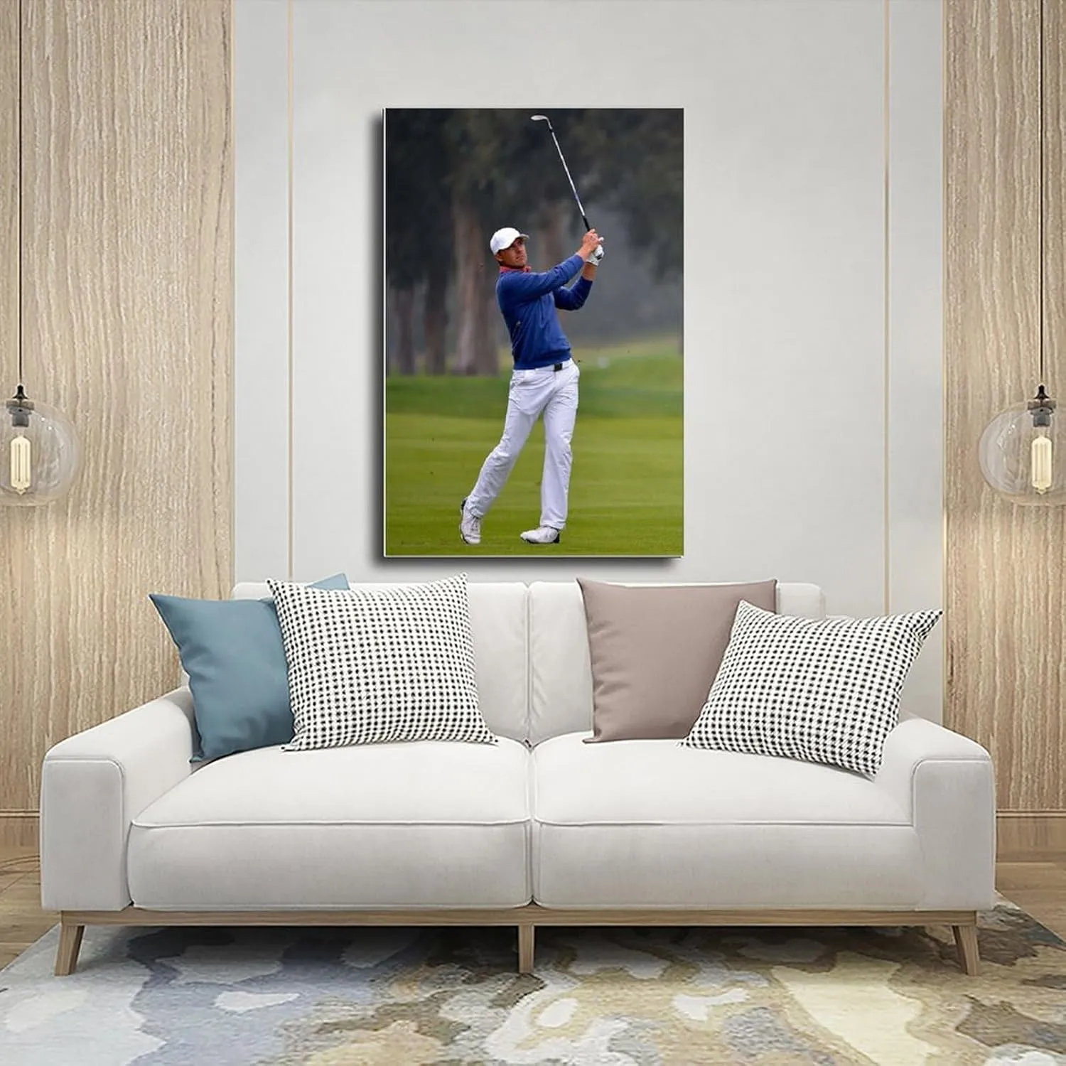 Jordan Spieth Golf Poster85 Canvas Poster Wall Art Decor Print Picture Paintings for Living Room Bedroom Decoration Unframe:24x36inch(60x90cm)