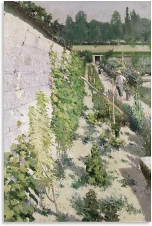 Karl Fredrick Nordstrom,Garden in Grez,art Prints,Vintage Art,canvas Wall Art,famous Art Prints, Canvas Art Poster And Wall Art Picture Print Modern Family Bedroom Decor Posters 24x36inch(60x90cm)