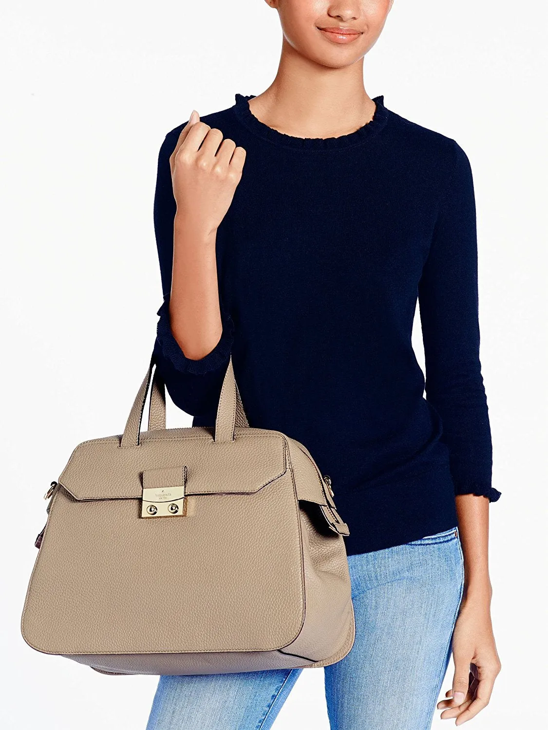 Kate Spade new york Alice Street Adriana Top Handle Bag Warm Putty