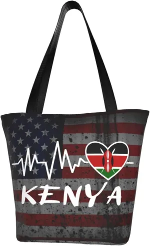 Kenya Heartbeat Fashion Shoulder Bag Large Capacity For Man Or Woman