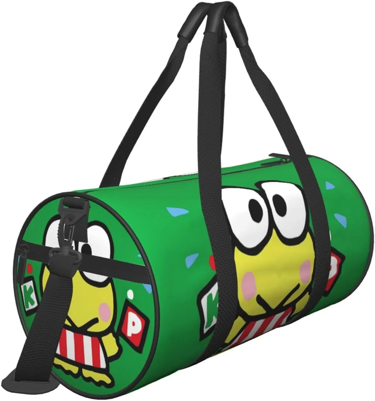 Ker-oppi Duffel Bag Large Capacity Portable Round Travel bag,Travel Sports Bag for Men and Women One Size