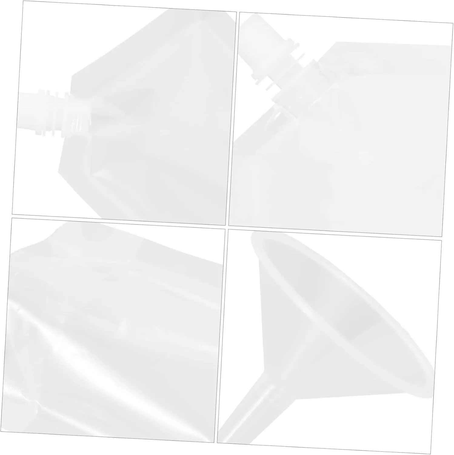 KICHOUSE Pet Pe Material Leakproof Juice Pouch Bags Drip-proof Water Holders for Sports Travel