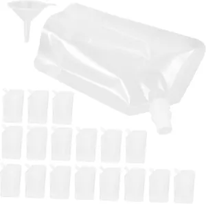 KICHOUSE Pet Pe Material Leakproof Juice Pouch Bags Drip-proof Water Holders for Sports Travel