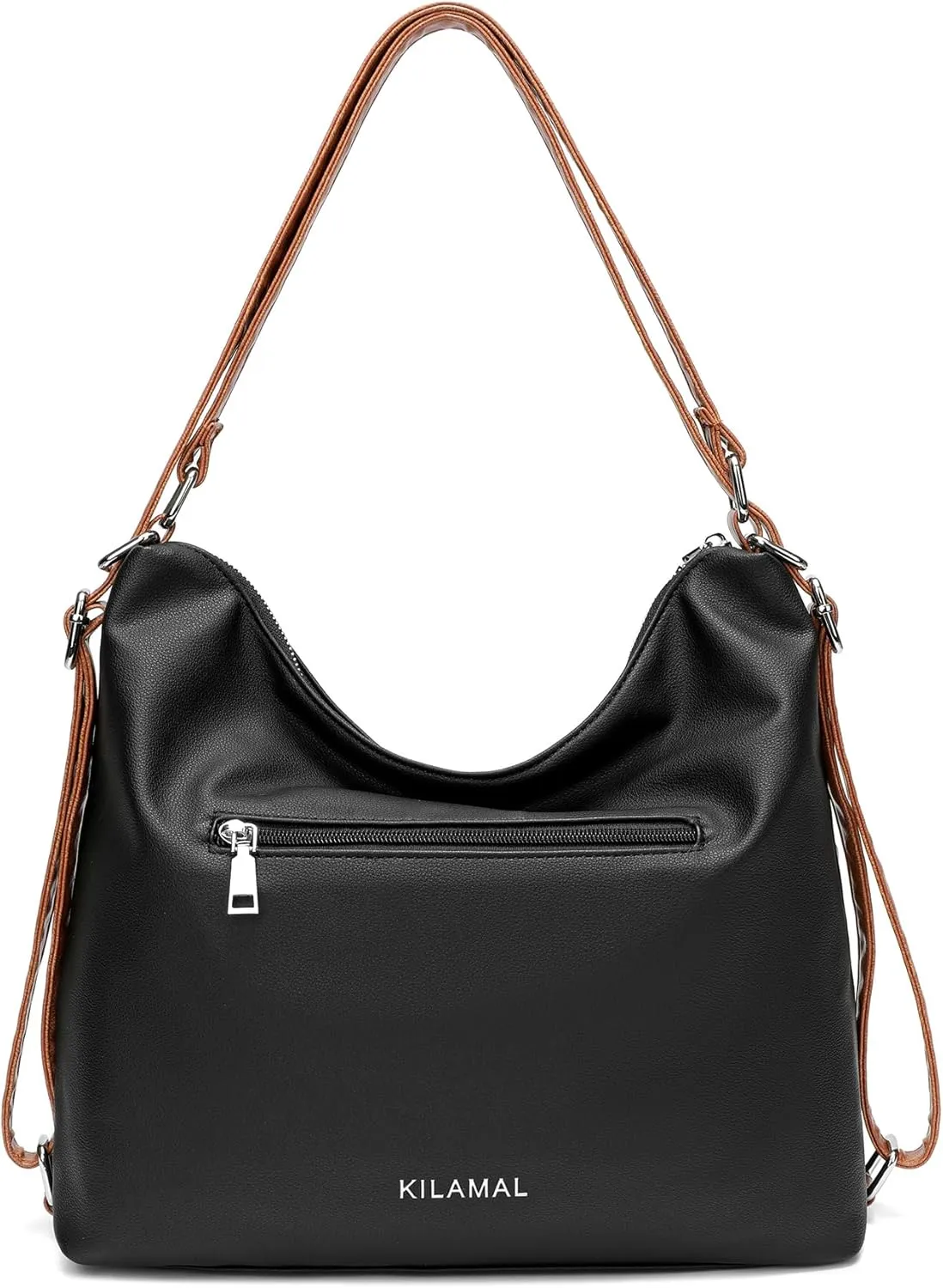 KILAMAL women's hobo bag backpack adjustable crossbody shoulder bag soft PU leather tote handbag