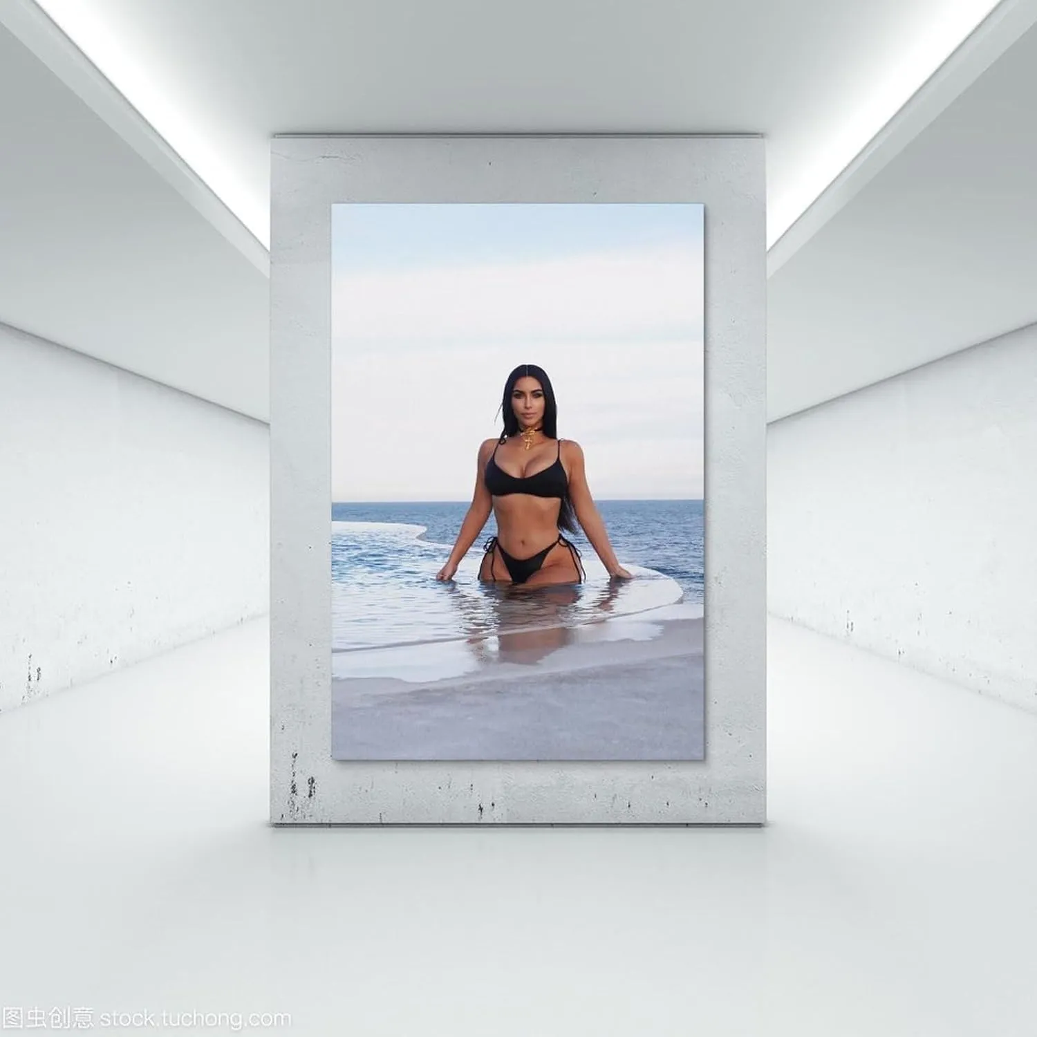 Kim Kardashian Hot Posters Canvas Art And Wall Art Picture Print Modern Family Bedroom Decors 24x36inch(60x90cm)