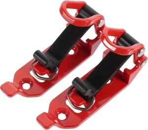 Kisangel 2 Pack Shovel Mount Roof Rack Clamp Car Mounting Holder Metal Clamp for Shovel