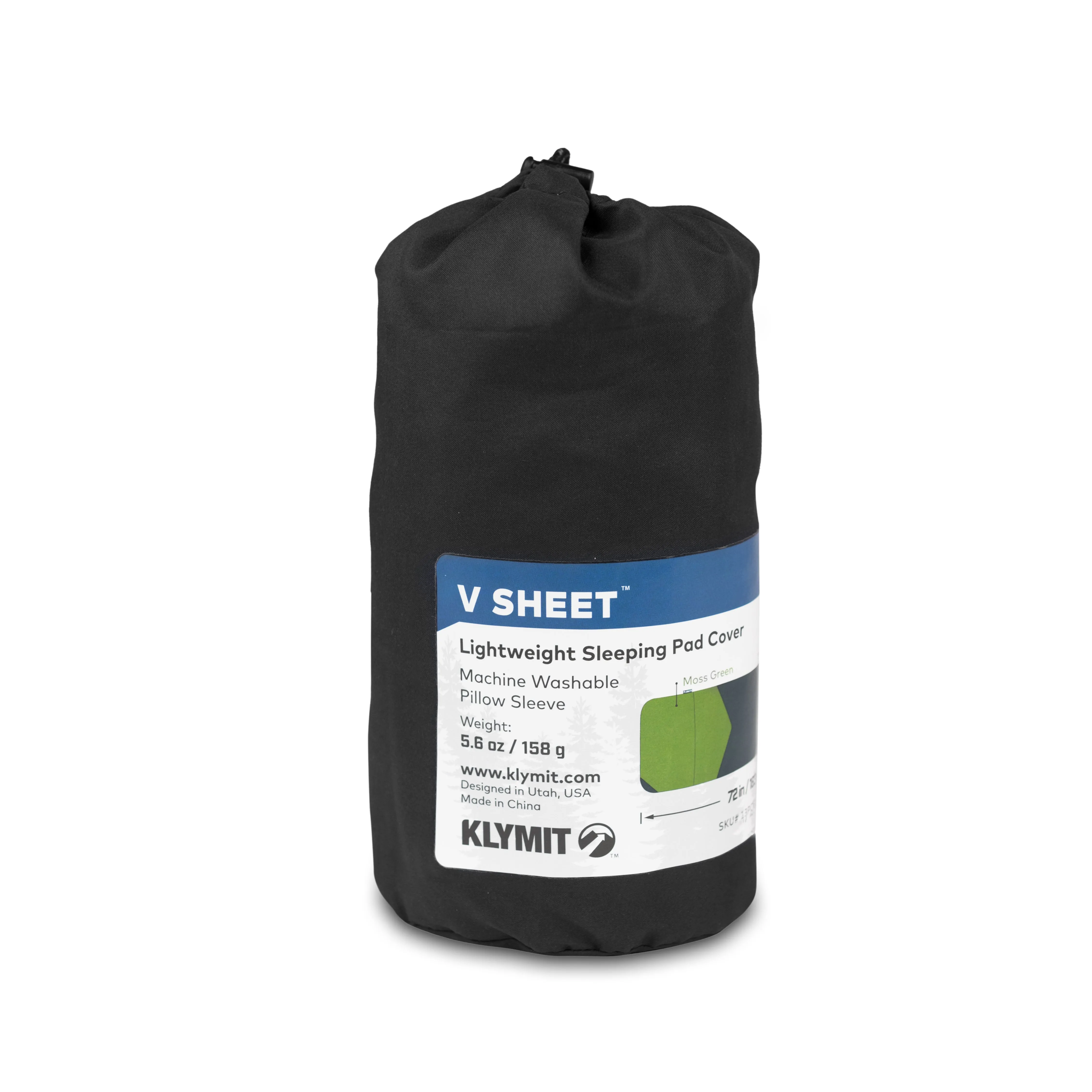 Klymit Insulated Static V Lightweight Sleeping Pad Set Options - V Sheet, Pillow X, or Air Pump & Patch Kit