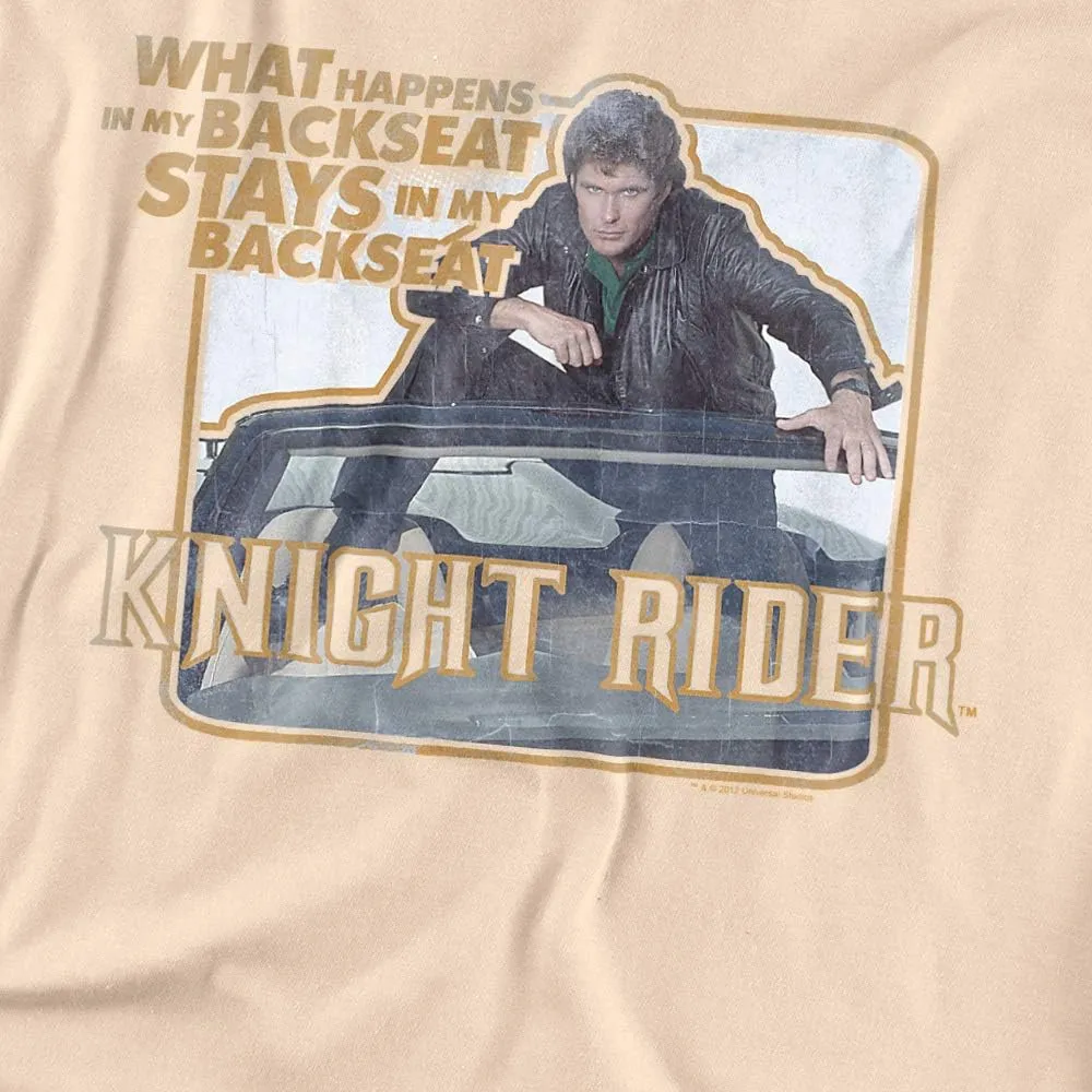Knight Rider Back Seat Unisex Adult T Shirt