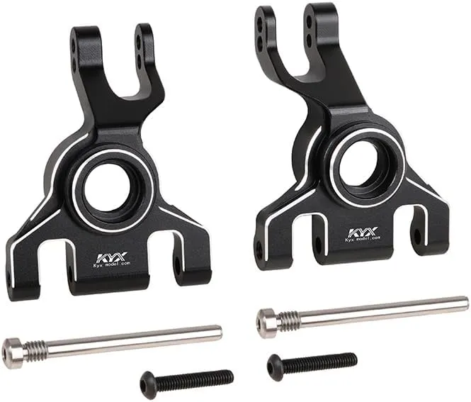 KYX Racing CNC Machined Aluminum Rear Stub Axle Carriers Upgrades Parts Accessories for 1/10 RC Car Traxxas F-150 Raptor R 4x4