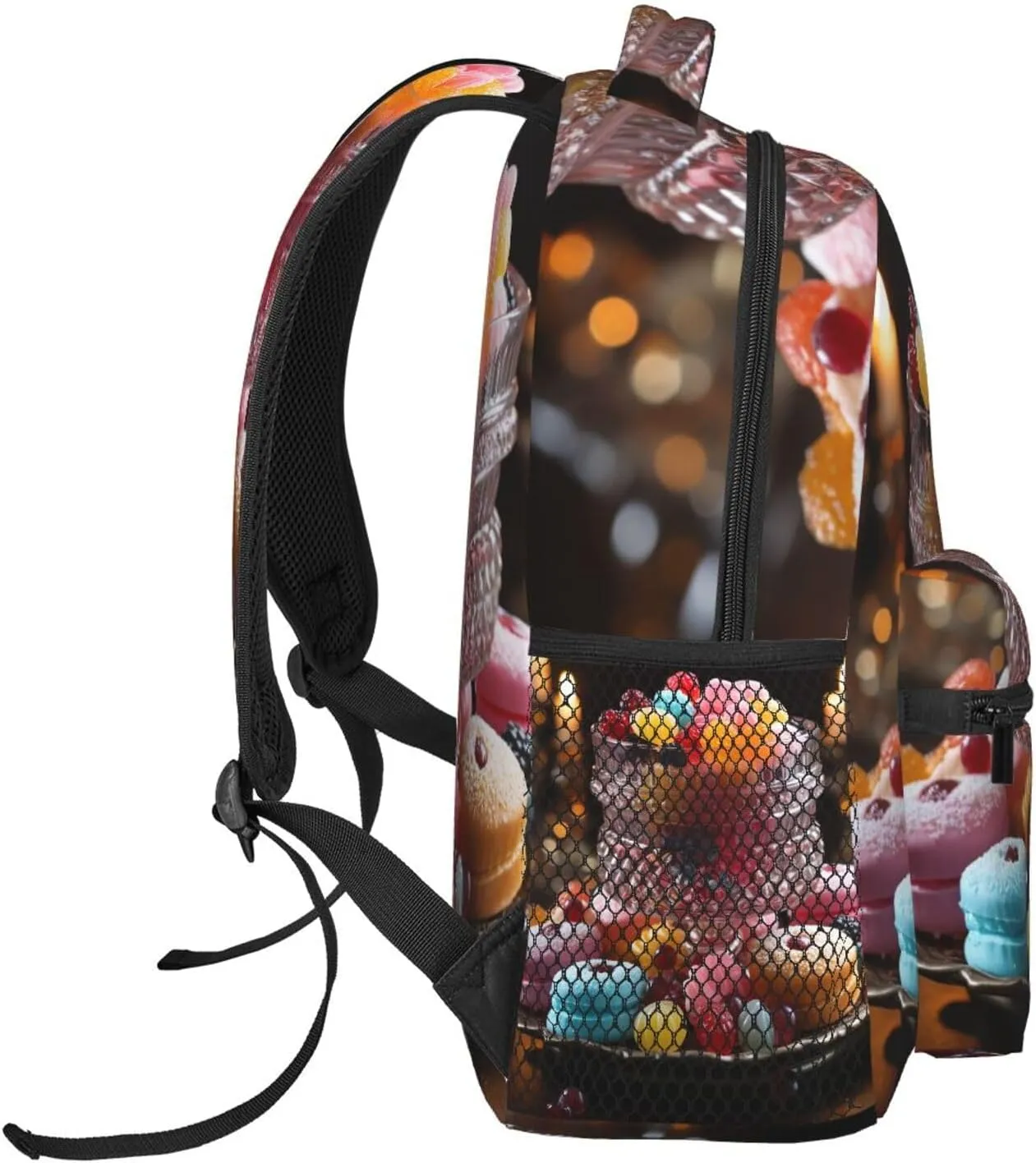 Laptop Backpack for Men Women Lightweight Travel Daypack Candies on the Table Backpack Rucksack for Work