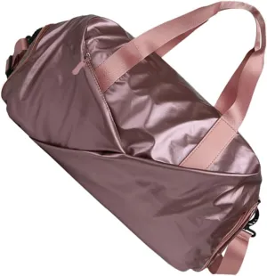 Large Capacity Travel Gym Bag Outdoor Cloth Storage Bag Separate Shoes Compartment Random