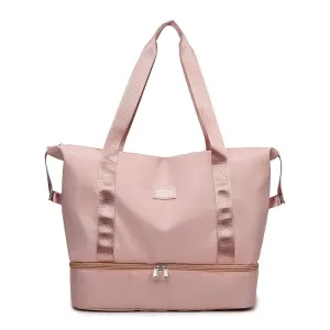 Large Capacity Travel Sports Gym Bag – Dry & Wet Compartments for Women, Ideal for Fitness, Swimming, and Weekend Trips