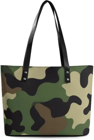 Large Leather Handbag Unisex Travel Lightweight Tote Bag For Daily Use