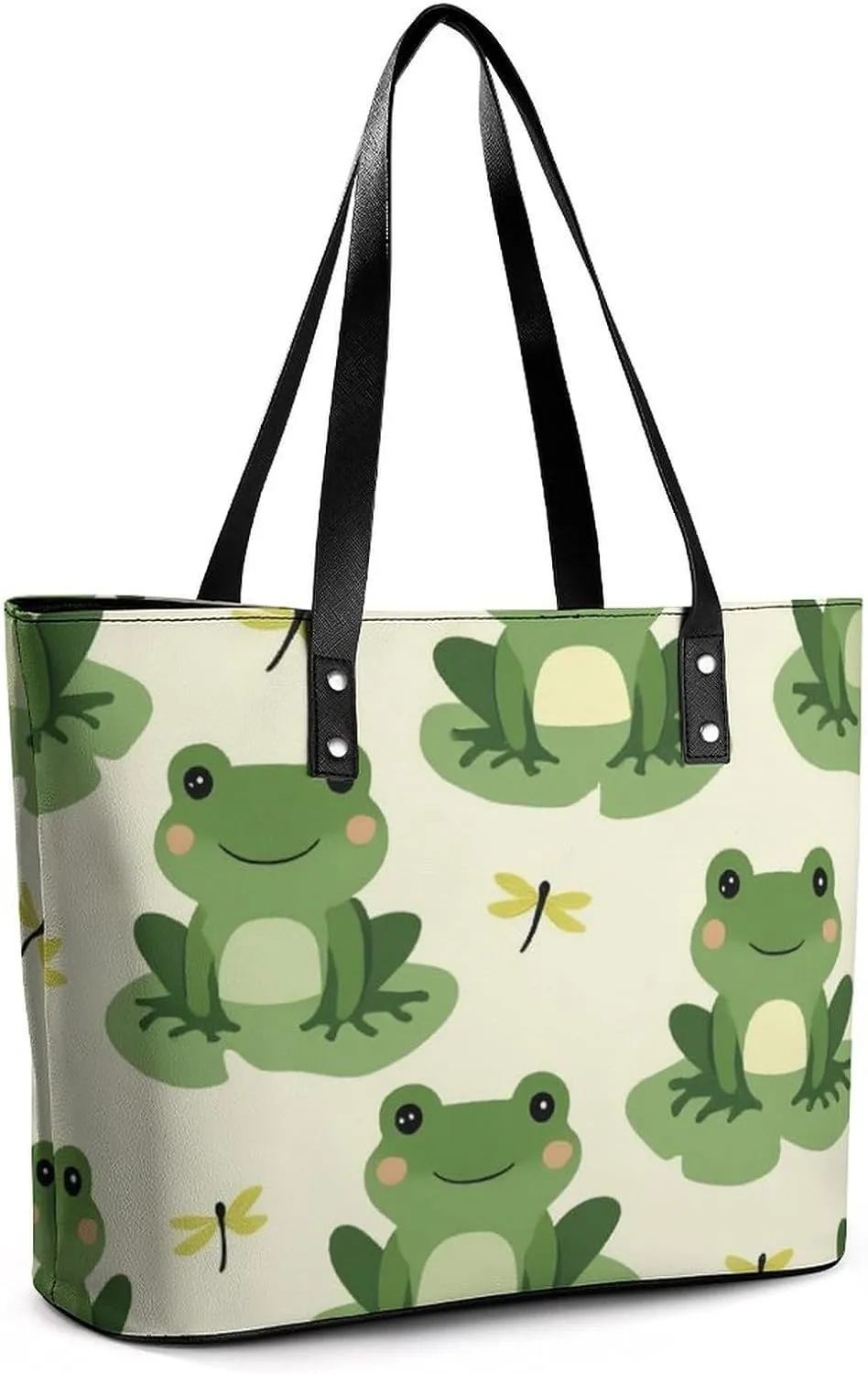 Large Leather Handbag Unisex Travel Lightweight Tote Bag For Daily Use