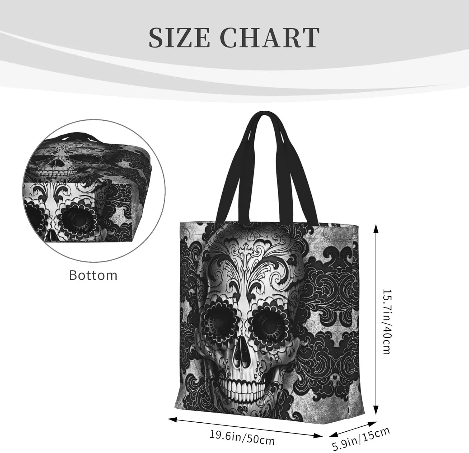Large Tote Bag for Women Men,Reusable Beach Shoulder Bag Casual Handbag for Travel Shopping Grocery Work