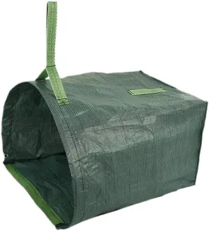Large Yard Dustpan-Type Garden Bag - 53 Gallon Leaf Bags with Handle | Reusable and Heavy Duty | Ideal Leaf Container and Waste Bin for Lawn Pool | Collect Leaves Efficiently