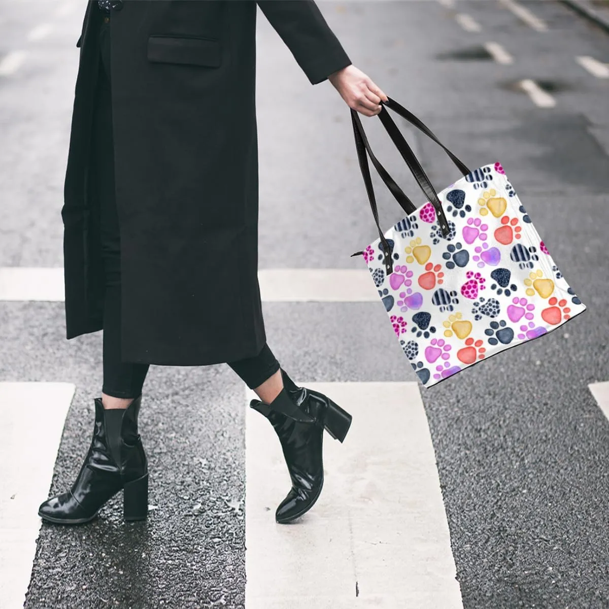 Leather Tote Bag for Women Fashion Shoulder Bag Purses and Handbags Large Capacity Satchel Bags for Work Travel