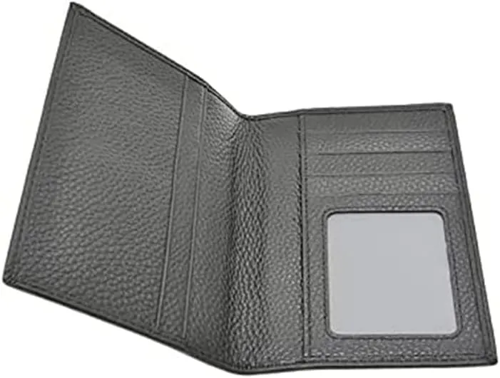 Leather Wallet Pu Leather Wallet Retro Short Large Capacity Purse Clutch for Men's and Women's Fashion Portable Coin Pocket Card Holder Large Capacity (Ye,9.5x14cm)