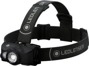Ledlenser, MH8 Lightweight Rechargeable Headlamp with Removable Headstrap, High Power LED, 600 Lumens, Hands-Free Light for Outdoor, Backpacking, Hiking, Camping, Fishing, Black