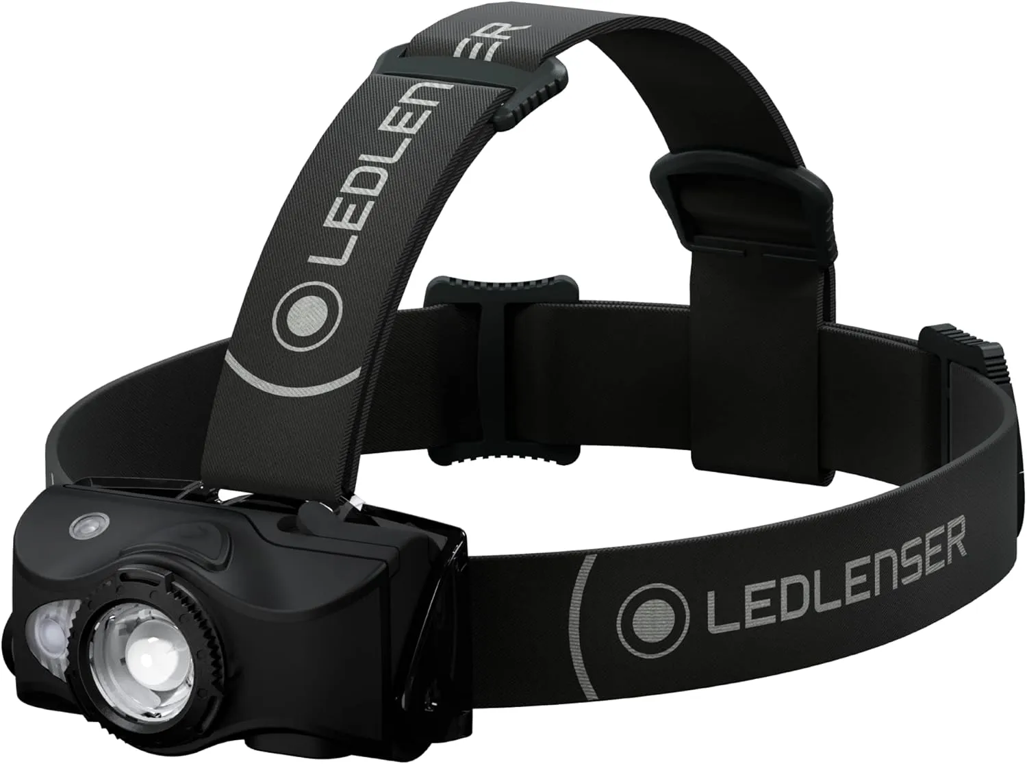 Ledlenser, MH8 Lightweight Rechargeable Headlamp with Removable Headstrap, High Power LED, 600 Lumens, Hands-Free Light for Outdoor, Backpacking, Hiking, Camping, Fishing, Black