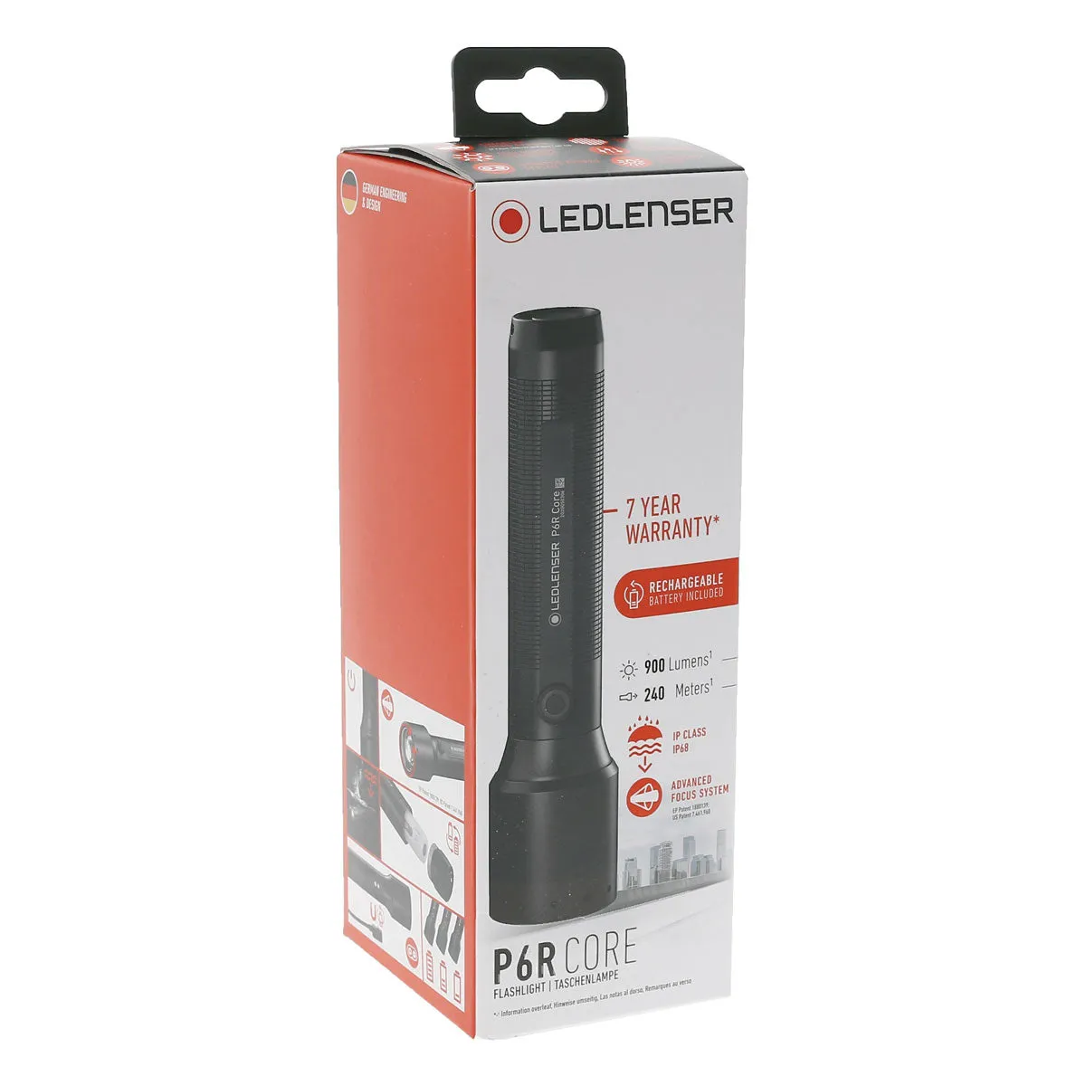Ledlenser P6R Core Rechargeable Torch with Box