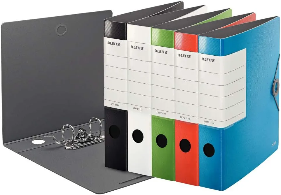 Leitz 11130095 Multi-Functional Folder Solid A4 2 Holes Black