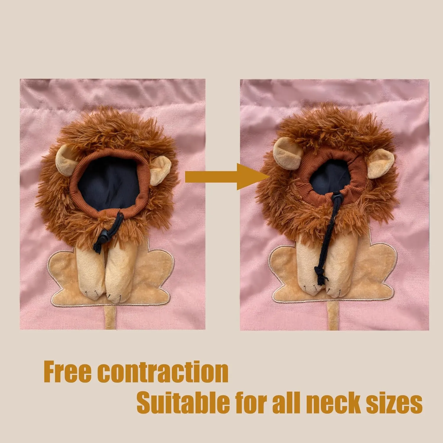 Lion-Shaped Show Head Pet Canvas Shaped Shoulder Bag，Pet Out Bag, Outcrop, Pet Out Shoulder Bag. (Pink), YL08
