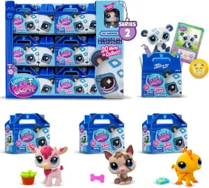 Littlest Pet Shop - Pet Surprise Display, 18 Pet Collector Set - Series 2 - LPS Gen 7, Authentic Mystery Figures, Surprise Collectible Kidult Toy, Girls, Boys, Kids, Tweens Ages 4 
