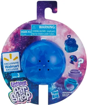 Littlest Pet Shop Series 3 Blind Mystery Ring Pets Styles May Vary