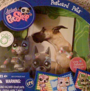 Littlest Pet Shop Series 5 Postcard Pets Great Dane