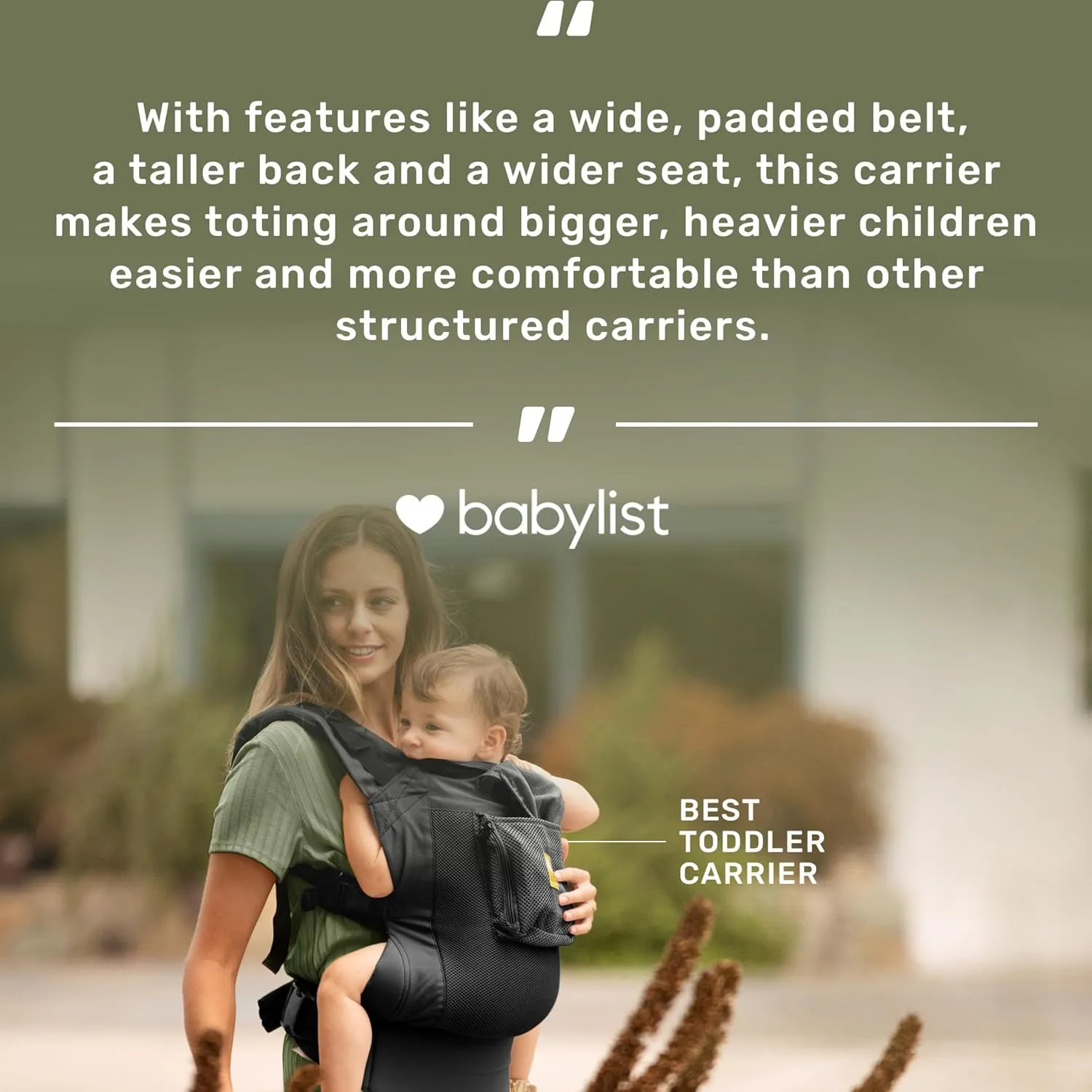 LÍLLÉbaby 3-in-1 Ergonomic CarryOn Airflow Toddler Carrier with Lumbar Support & Breathable Mesh Lining (25-60 lbs), Supportive & Comfortable, Multi-Position Carrying for Hiking & Travel (Black)