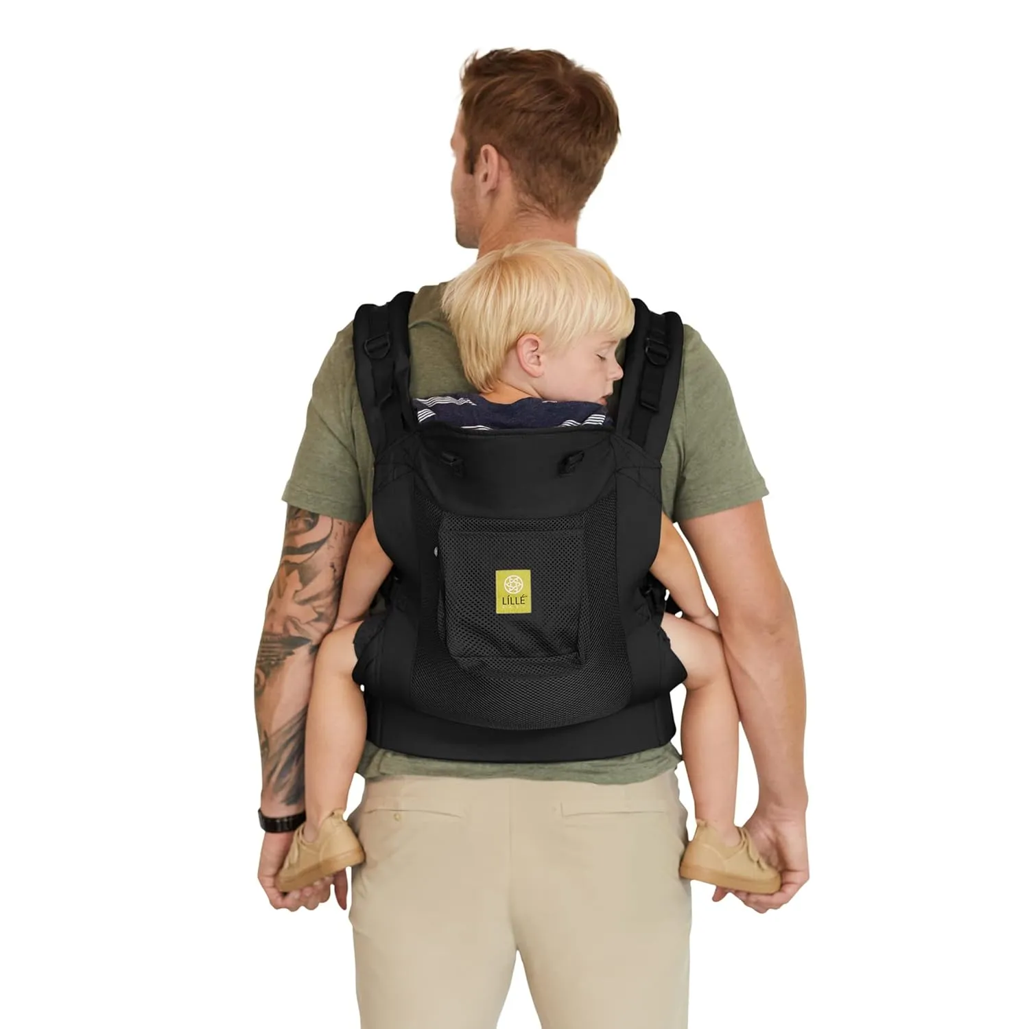LÍLLÉbaby 3-in-1 Ergonomic CarryOn Airflow Toddler Carrier with Lumbar Support & Breathable Mesh Lining (25-60 lbs), Supportive & Comfortable, Multi-Position Carrying for Hiking & Travel (Black)