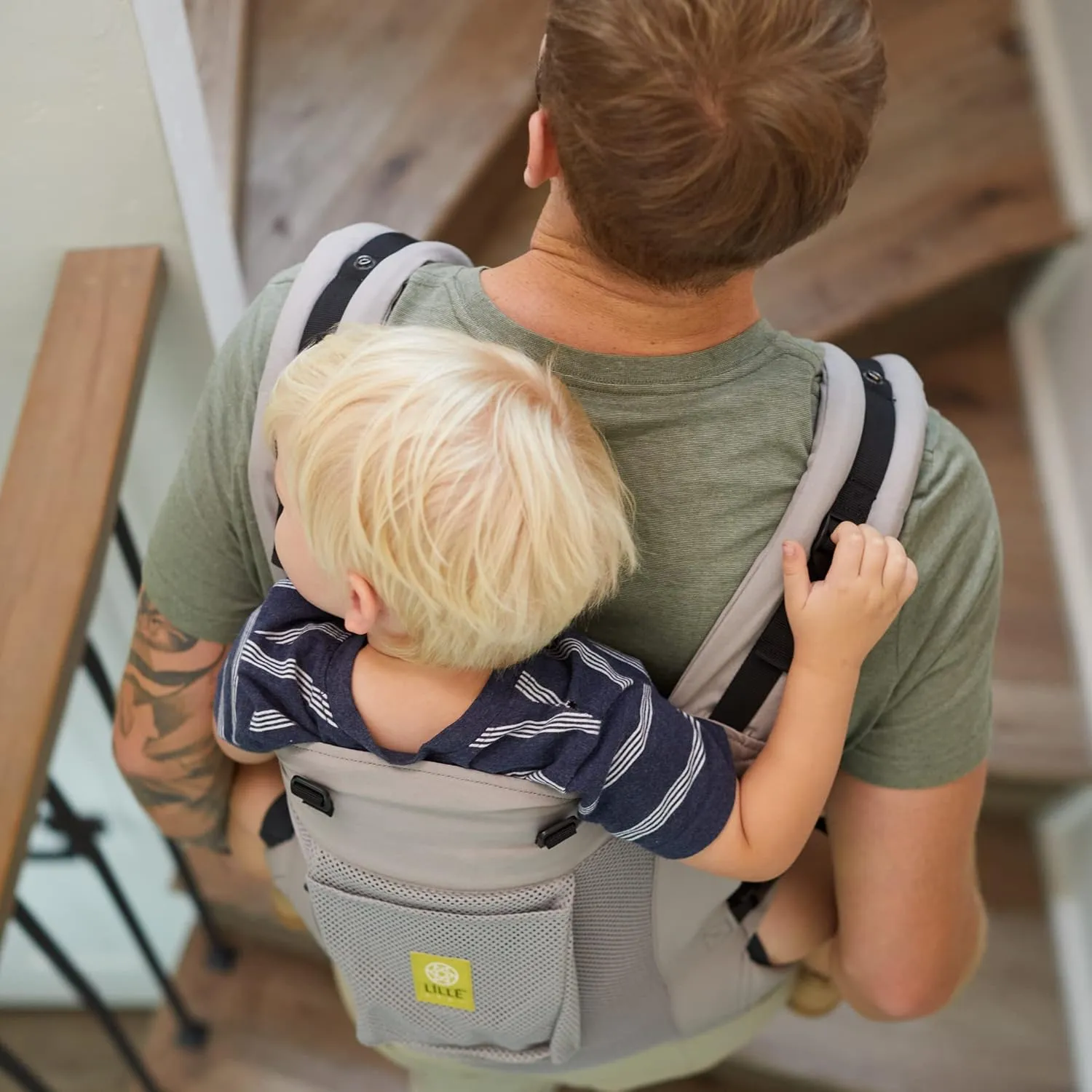 LÍLLÉbaby 3-in-1 Ergonomic CarryOn Airflow Toddler Carrier with Lumbar Support & Breathable Mesh Lining (25-60 lbs), Supportive & Comfortable, Multi-Position Carrying for Hiking & Travel (Mist)