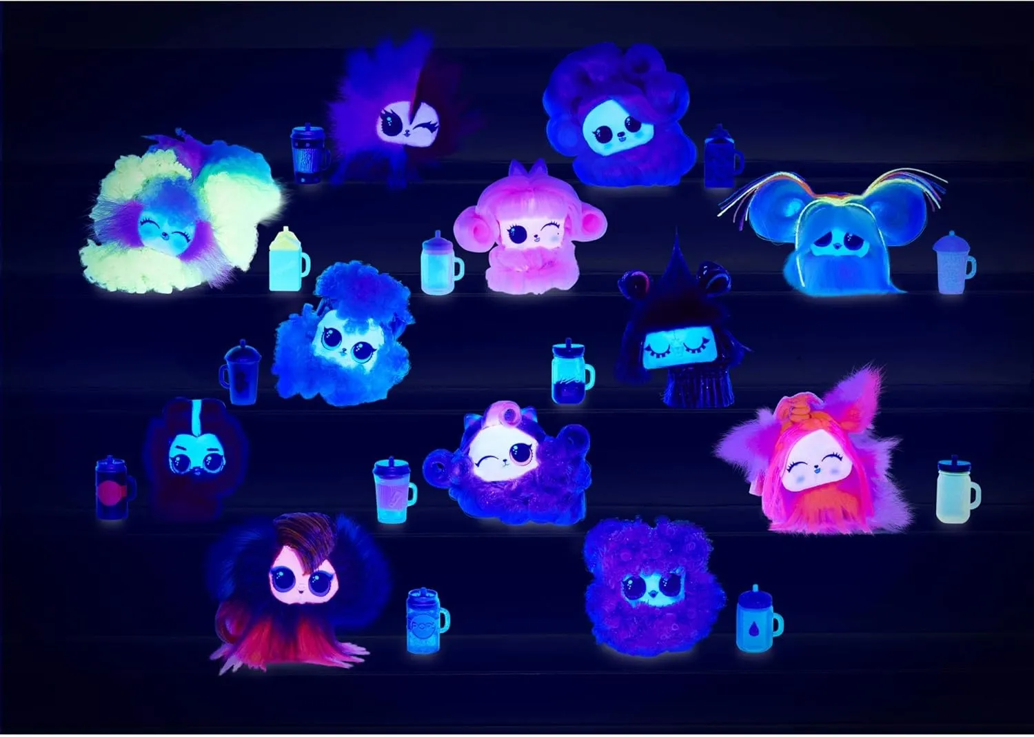 L.O.L. Surprise! Lights Pets with Real Hair & 9 Surprises including Black Light Surprises