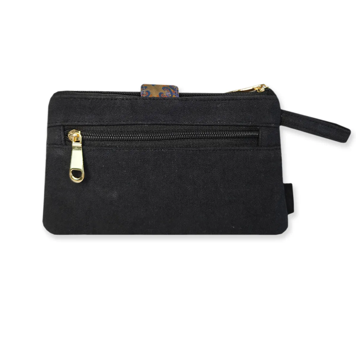 Long Plain Wallet - Black