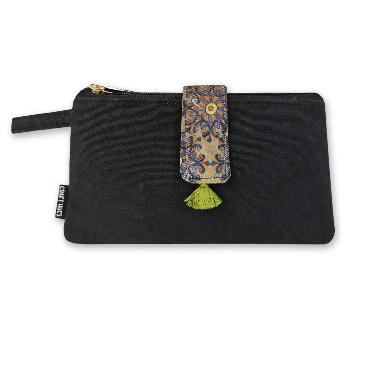Long Plain Wallet - Black
