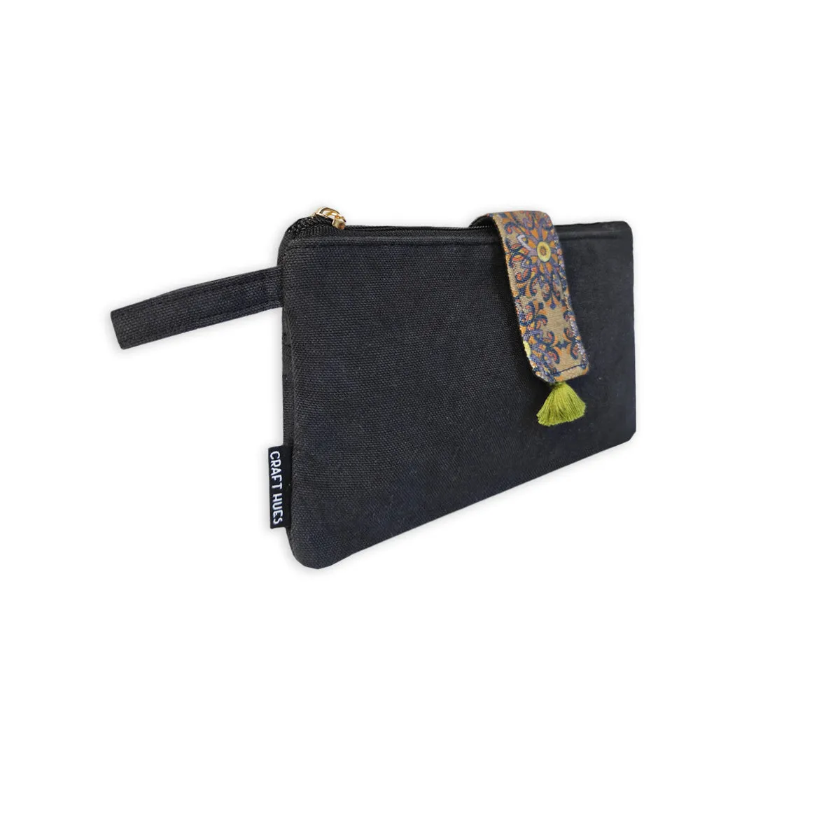 Long Plain Wallet - Black
