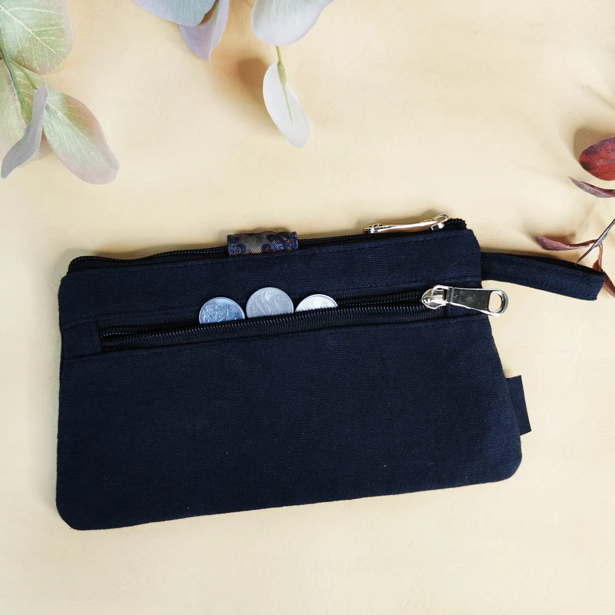 Long Plain Wallet - Black