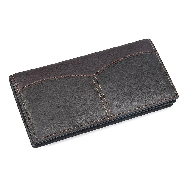Long Wallets For Men Genuine Leather