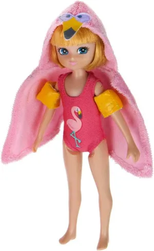 Lottie Pool Party Doll with Swimming Accessories and Waterproof Bath Toy