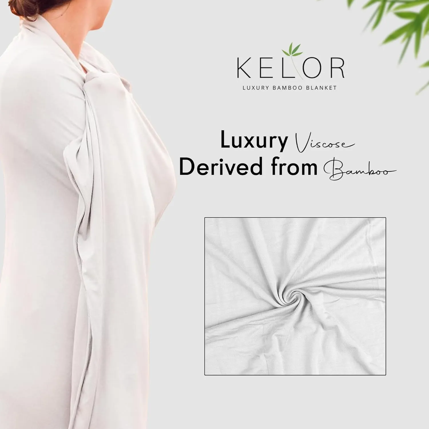 Luxury Cooling Travel Blanket - Stretchy, Lightweight Soft & Breathable Shawl Wraps for Women